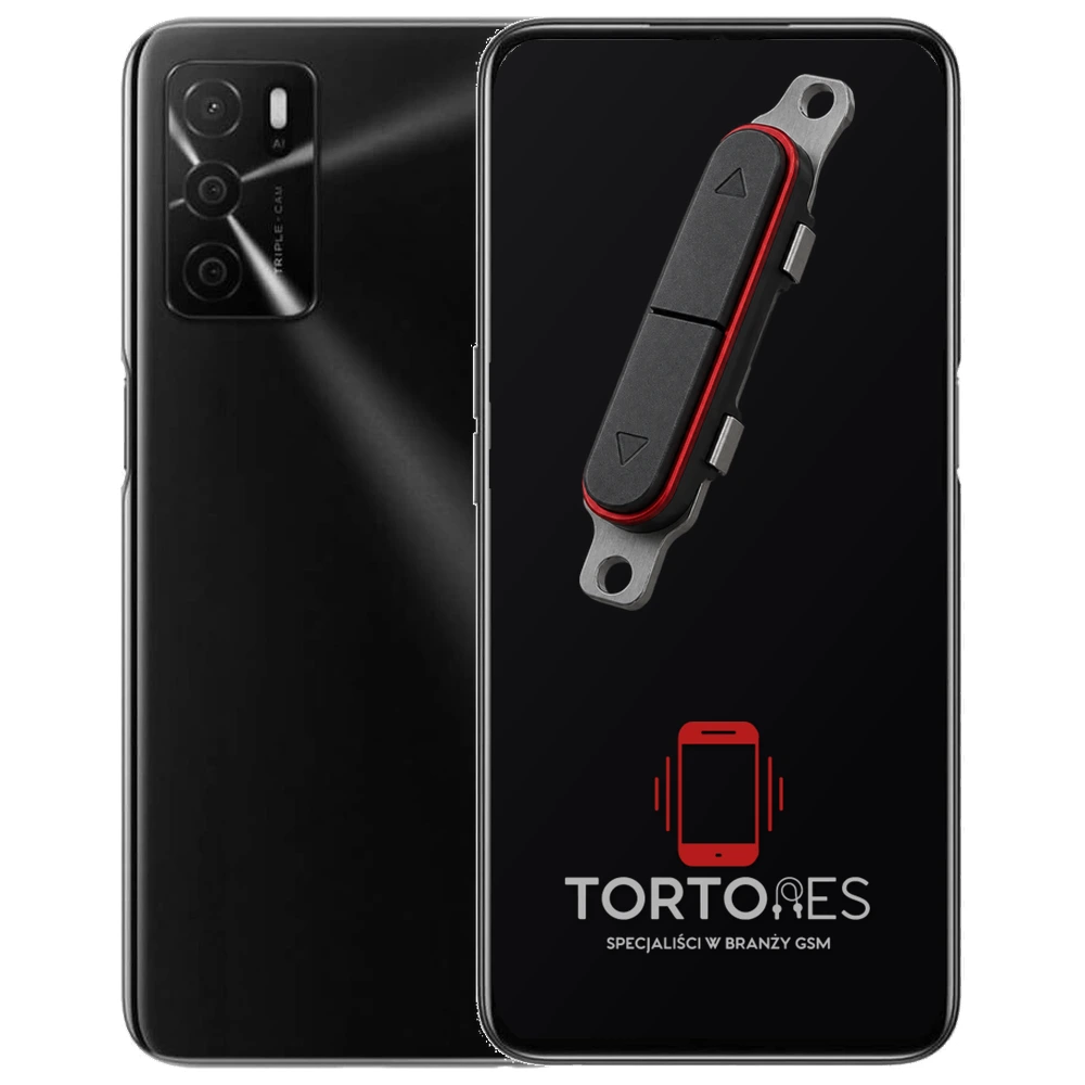 OPPO A16s z symbolem przycisków - naprawa przycisków włączania i głośności