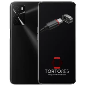 OPPO A16s z ilustracją złącza ładowania - naprawa złącza ładowania