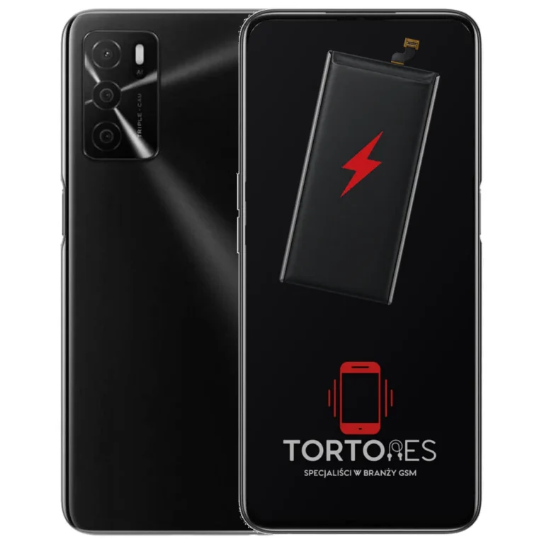 OPPO A16s z ilustracją baterii - wymiana baterii