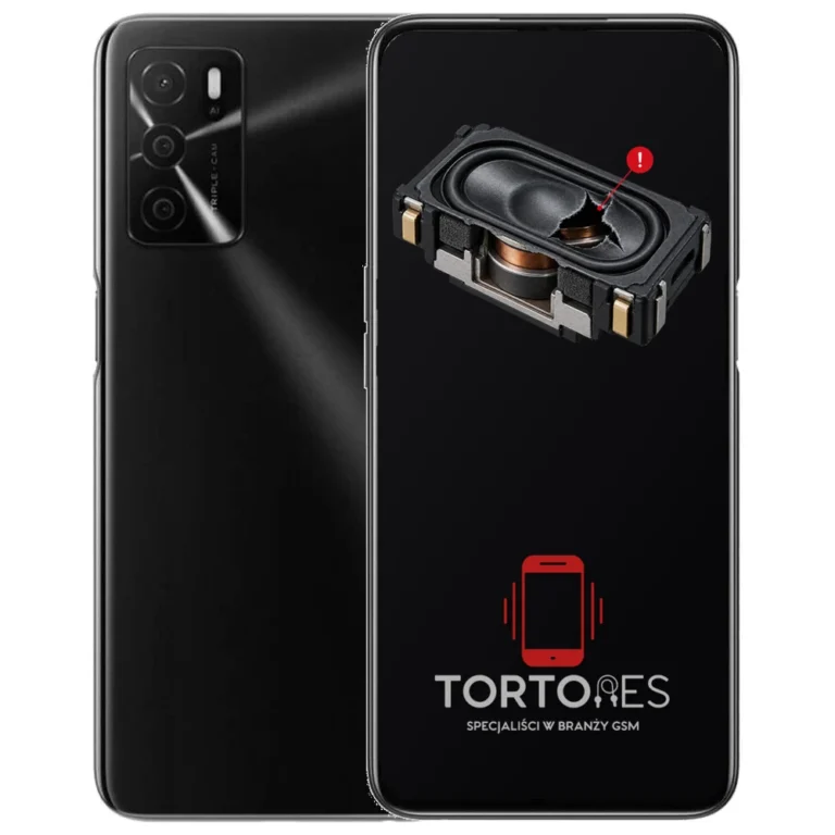 OPPO A16s z symbolem głośnika multimedialnego - wymiana głośnika multimedialnego