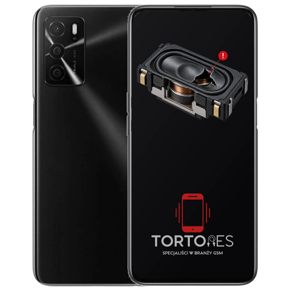 OPPO A16s z symbolem głośnika multimedialnego - wymiana głośnika multimedialnego