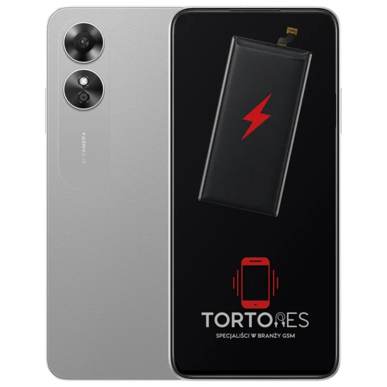 OPPO A17 z ilustracją baterii - wymiana baterii