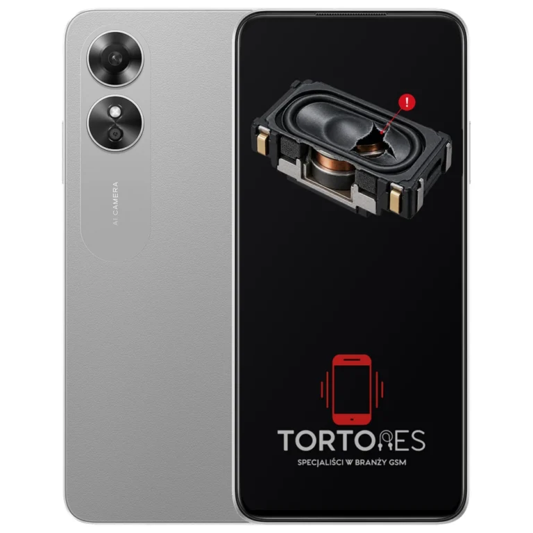 OPPO A17 z symbolem głośnika multimedialnego - wymiana głośnika multimedialnego