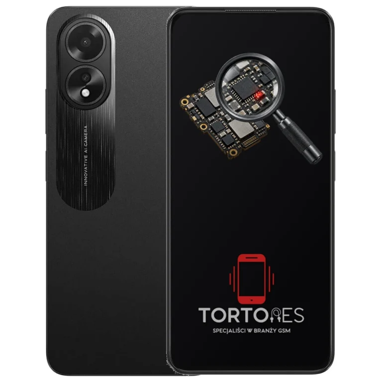 OPPO A18 z symbolem diagnostyki - diagnoza telefonu