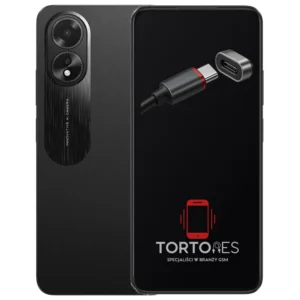 OPPO A18 z ilustracją złącza ładowania - naprawa złącza ładowania