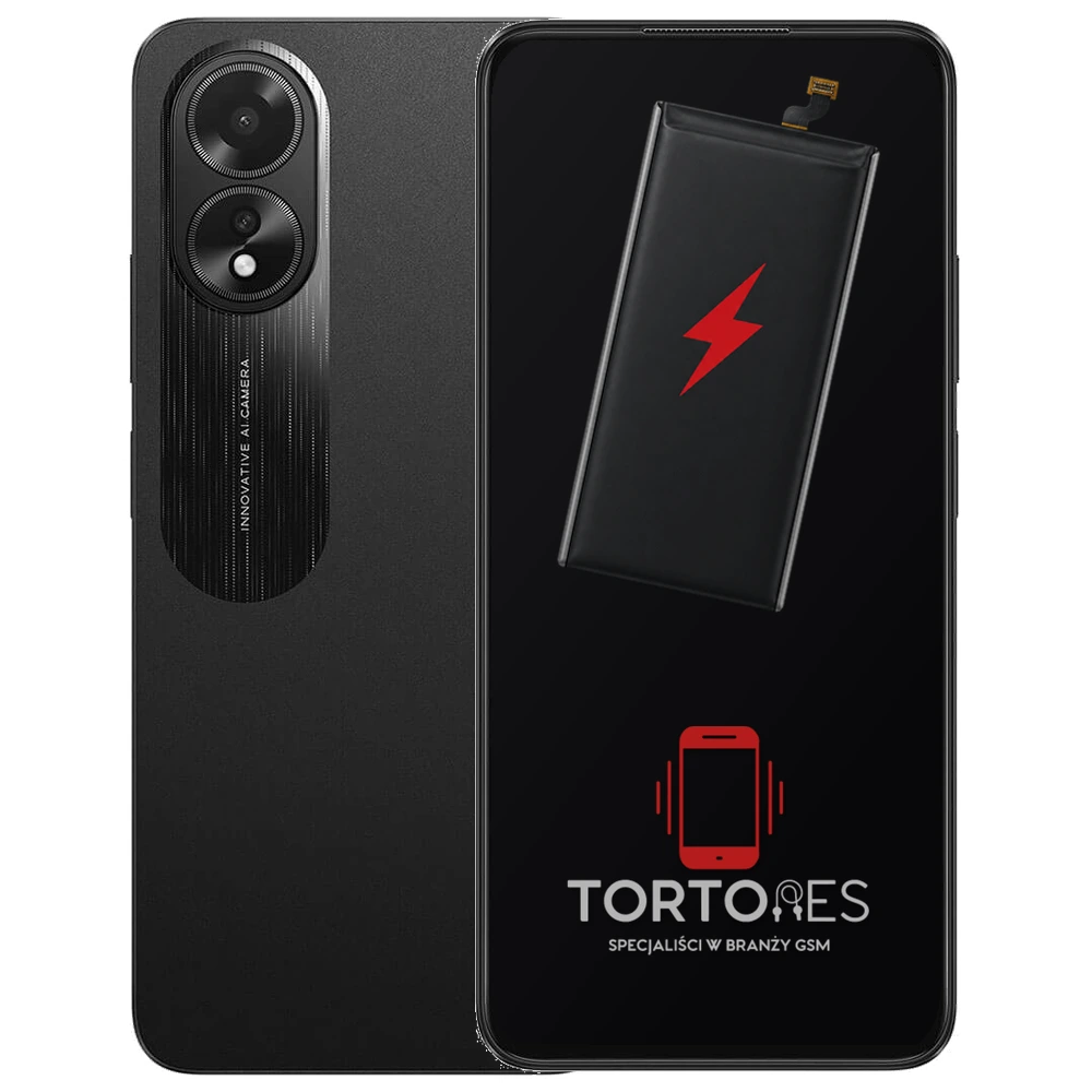 OPPO A18 z ilustracją baterii - wymiana baterii