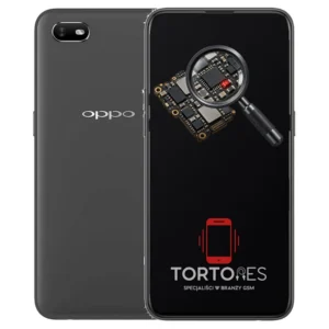 OPPO A1k z symbolem diagnostyki - diagnoza telefonu