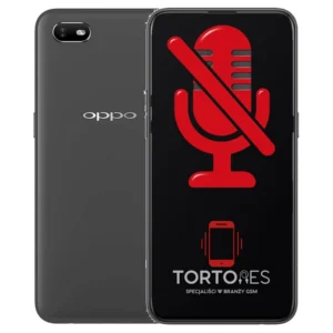 OPPO A1k z symbolem mikrofonu - naprawa mikrofonu