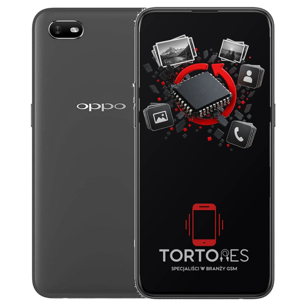OPPO A1k z ilustracją odzyskiwania danych - odzyskiwanie danych