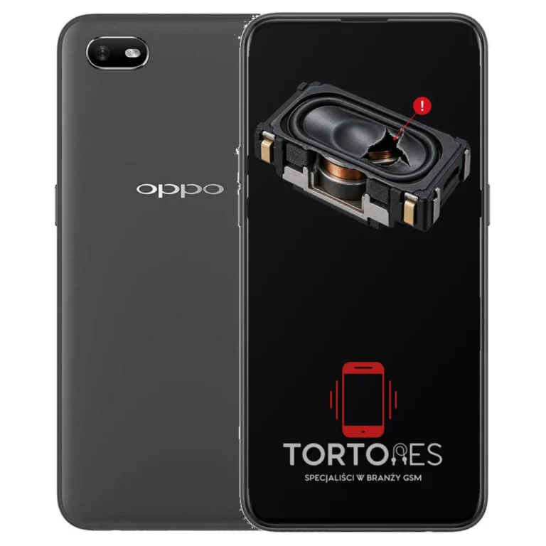 OPPO A1k z symbolem głośnika multimedialnego - wymiana głośnika multimedialnego