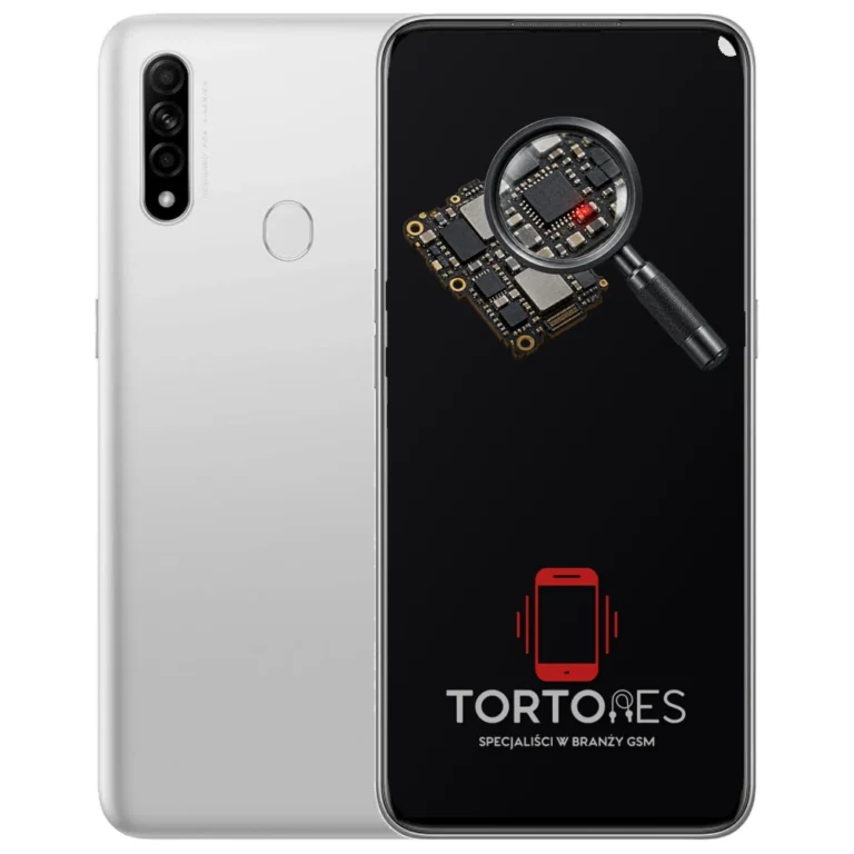 OPPO A31 (2020) z symbolem diagnostyki - diagnoza telefonu
