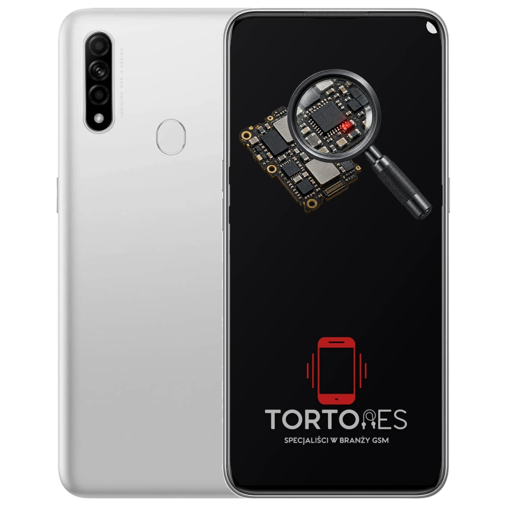 OPPO A31 (2020) z symbolem diagnostyki - diagnoza telefonu