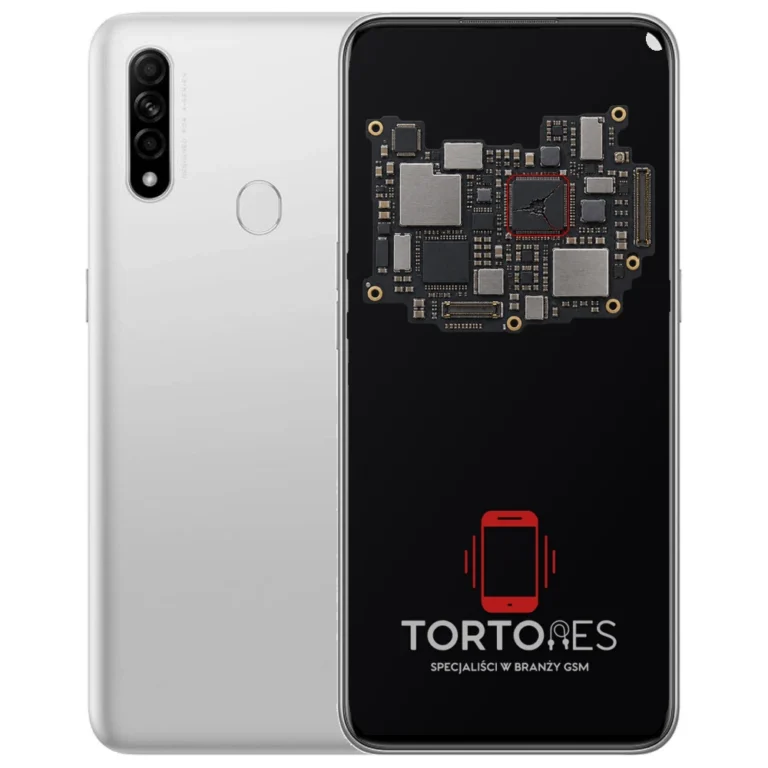 OPPO A31 (2020) z ilustracją płyty głównej - naprawa płyty głównej