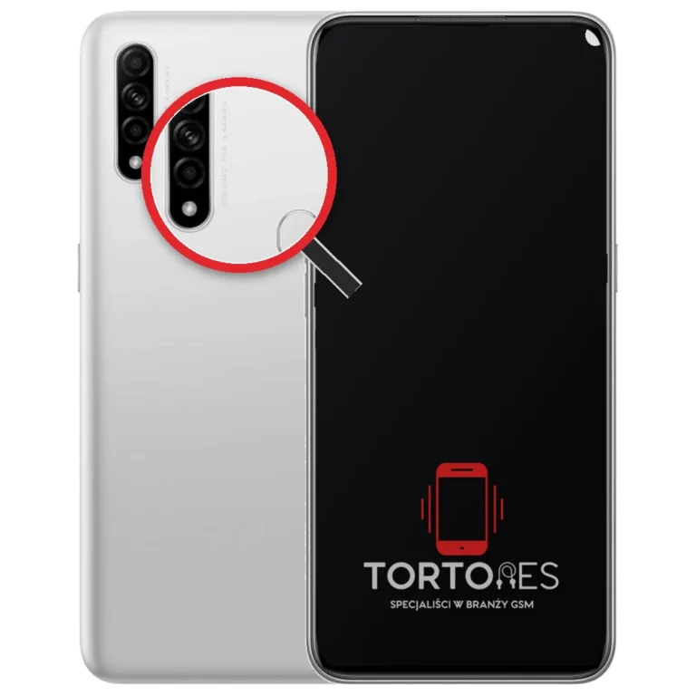 OPPO A31 (2020) z lupą na tylnych aparatach - wymiana tylnej kamery
