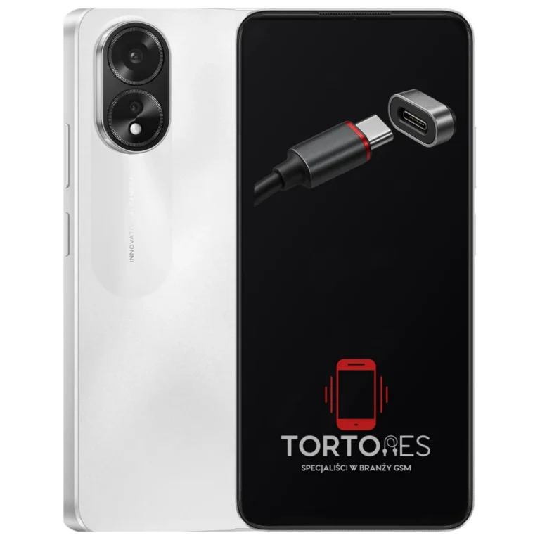 OPPO A38 z ilustracją złącza ładowania - naprawa złącza ładowania