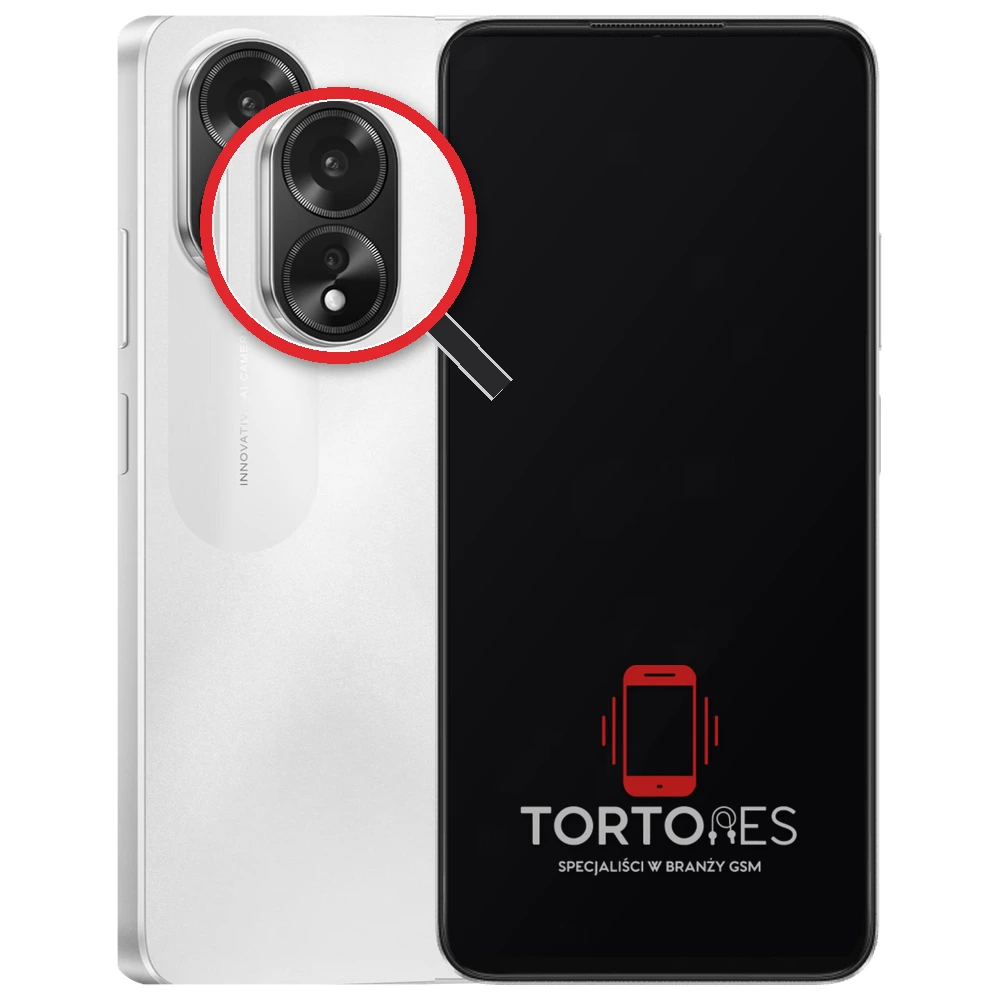 OPPO A38 z lupą na tylnych aparatach - wymiana tylnej kamery