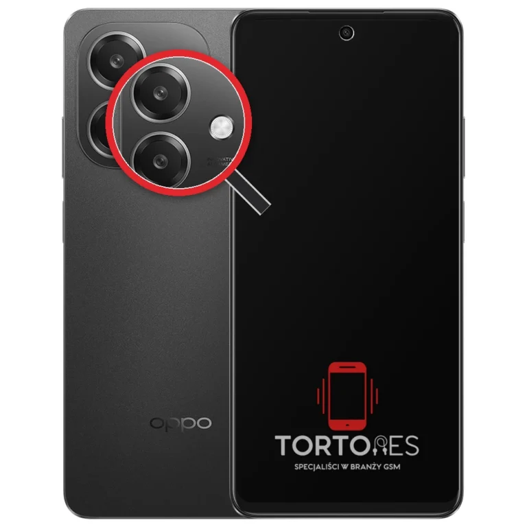 OPPO A40 z lupą na tylnych aparatach - wymiana tylnej kamery