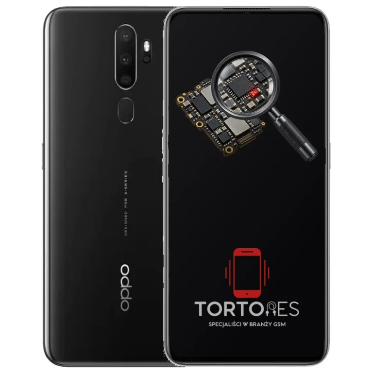 OPPO A5 (2020) z symbolem diagnostyki - diagnoza telefonu