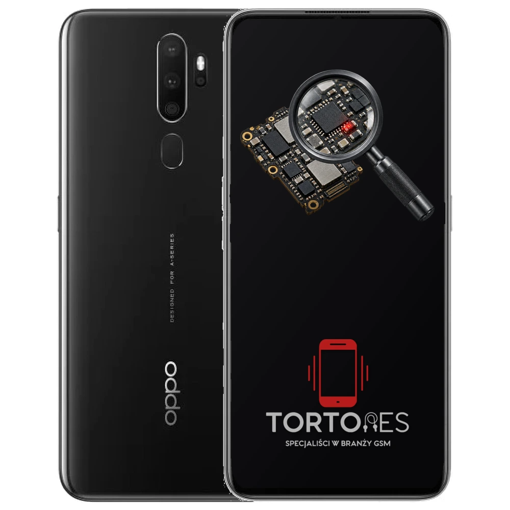 OPPO A5 (2020) z symbolem diagnostyki - diagnoza telefonu