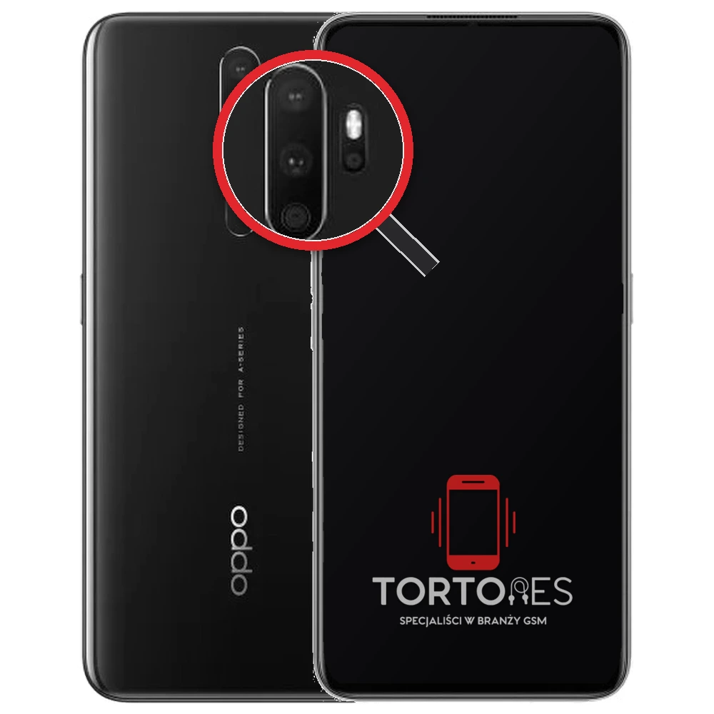 OPPO A5 (2020) z lupą na tylnych aparatach - wymiana tylnej kamery