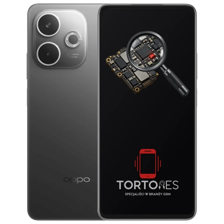 OPPO A5 Pro 5G z symbolem diagnostyki - diagnoza telefonu