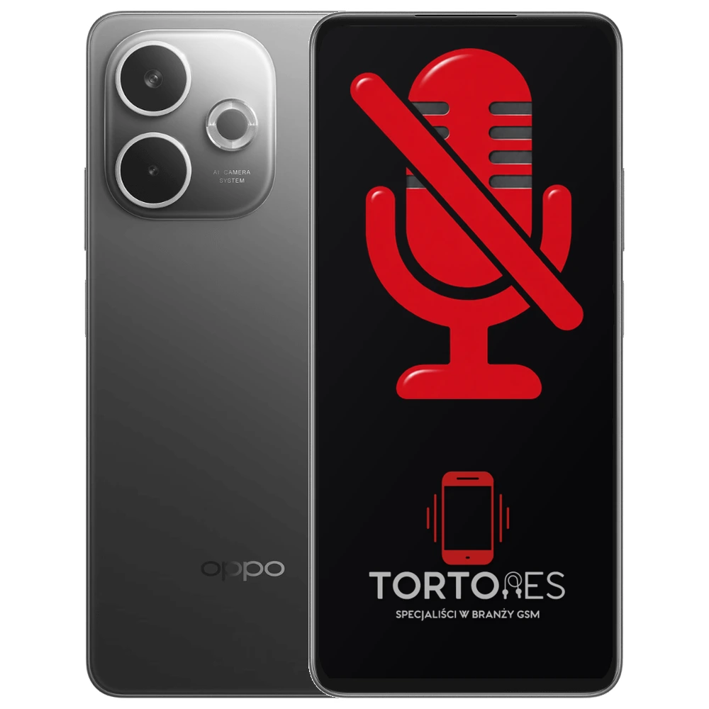 OPPO A5 Pro 5G z symbolem mikrofonu - naprawa mikrofonu