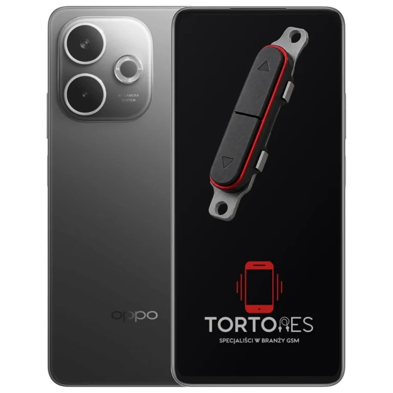 OPPO A5 Pro 5G z symbolem przycisków - naprawa przycisków włączania i głośności