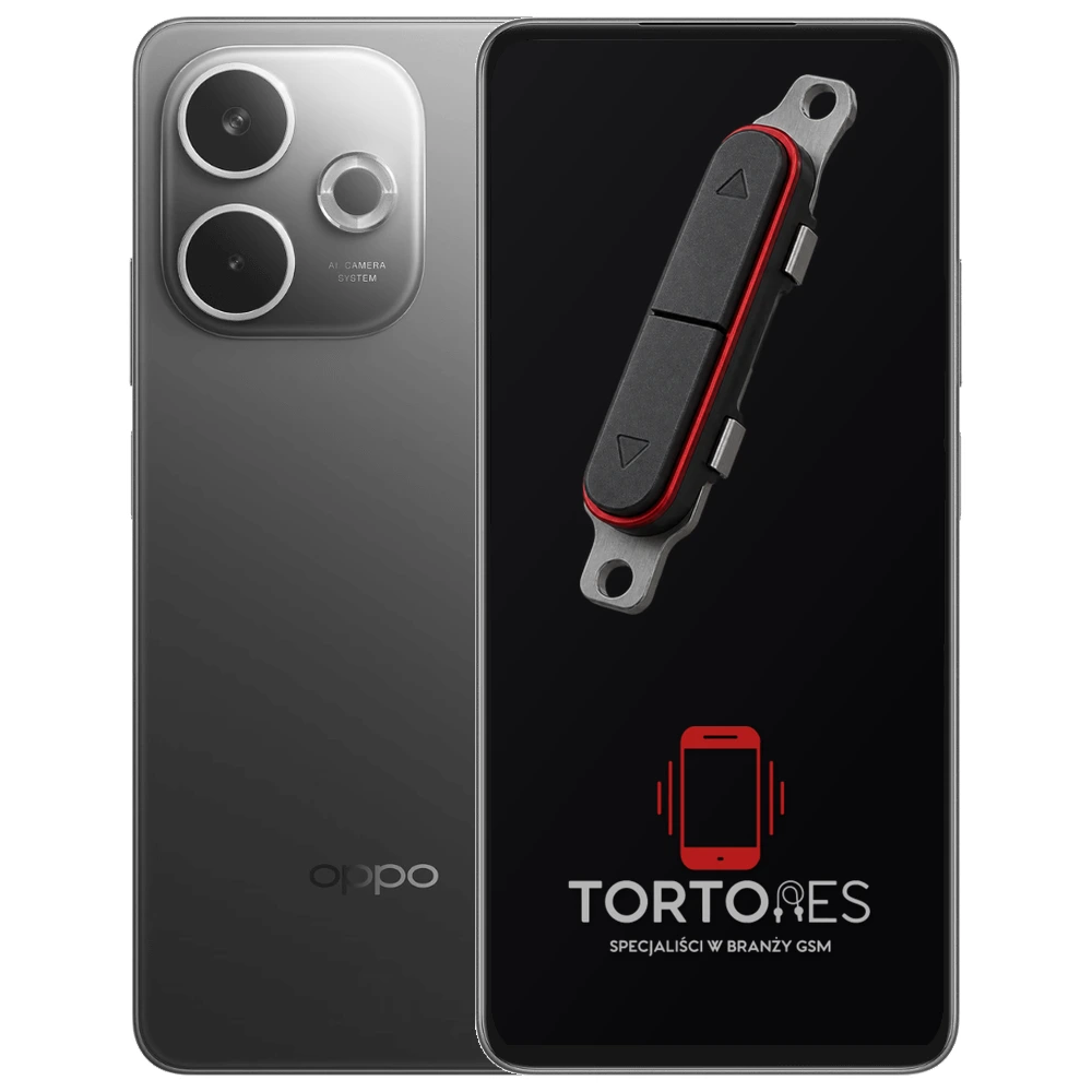 OPPO A5 Pro 5G z symbolem przycisków - naprawa przycisków włączania i głośności