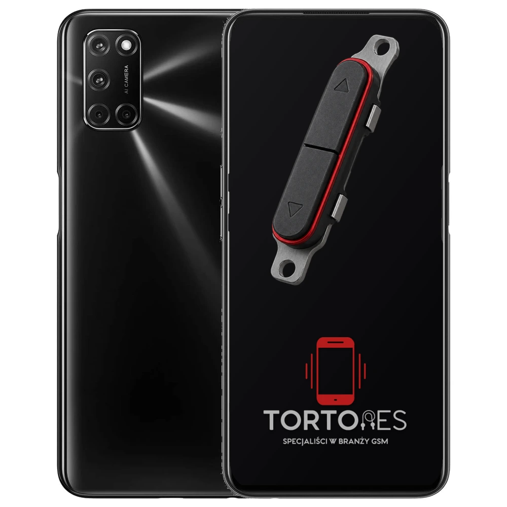 OPPO A52 z symbolem przycisków - naprawa przycisków włączania i głośności