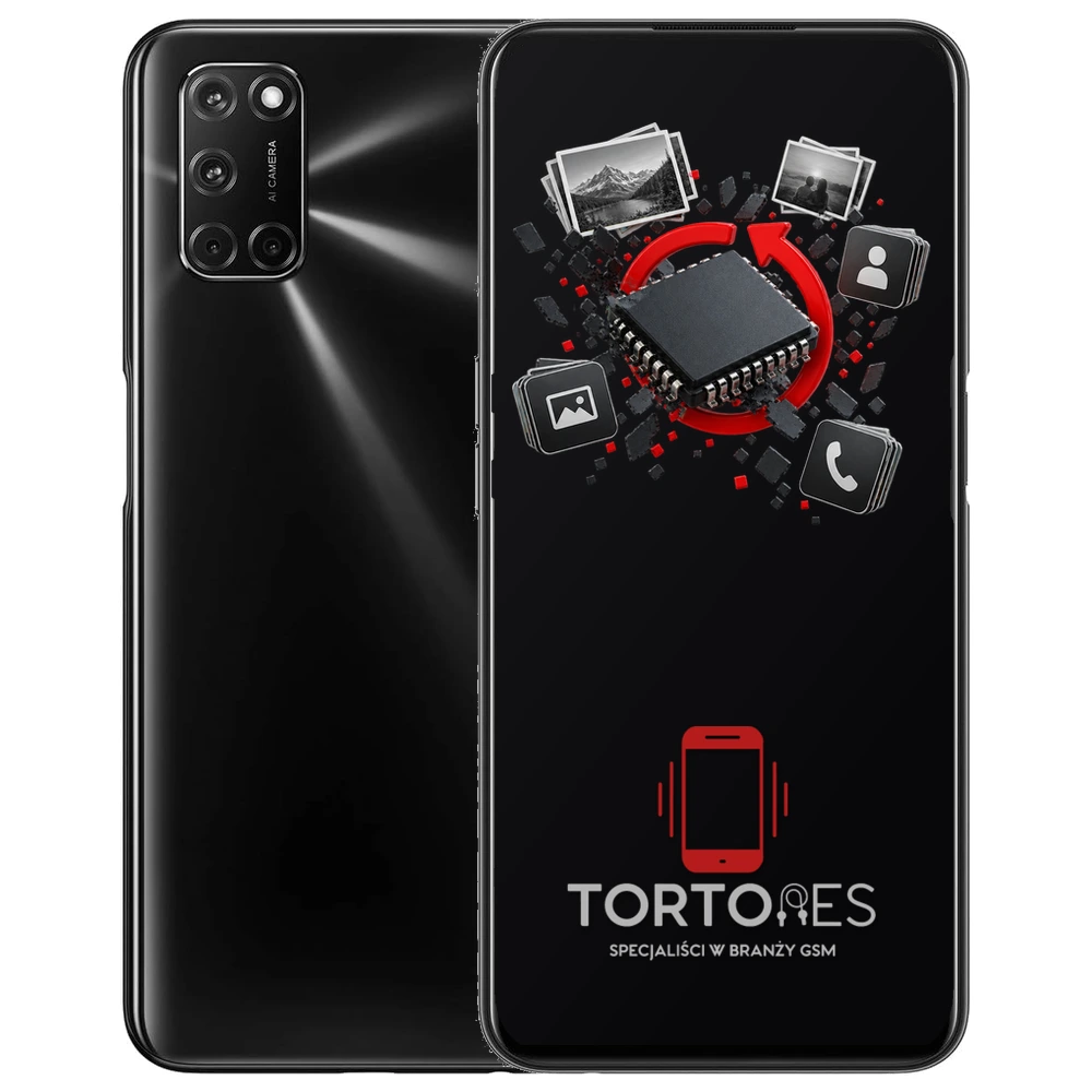 OPPO A52 z ilustracją odzyskiwania danych - odzyskiwanie danych