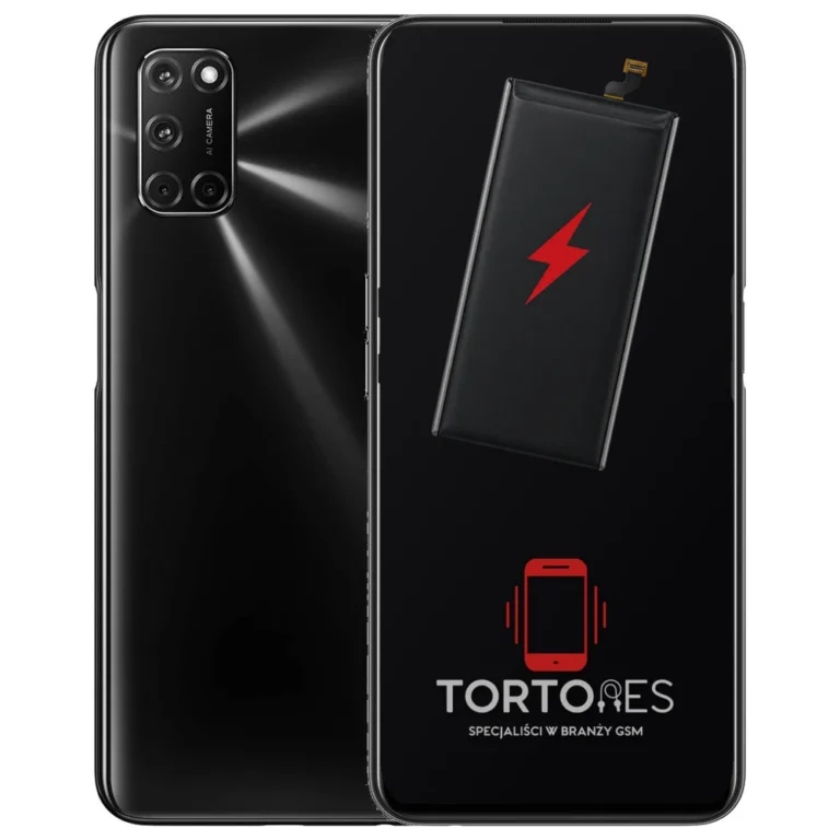 OPPO A52 z ilustracją baterii - wymiana baterii