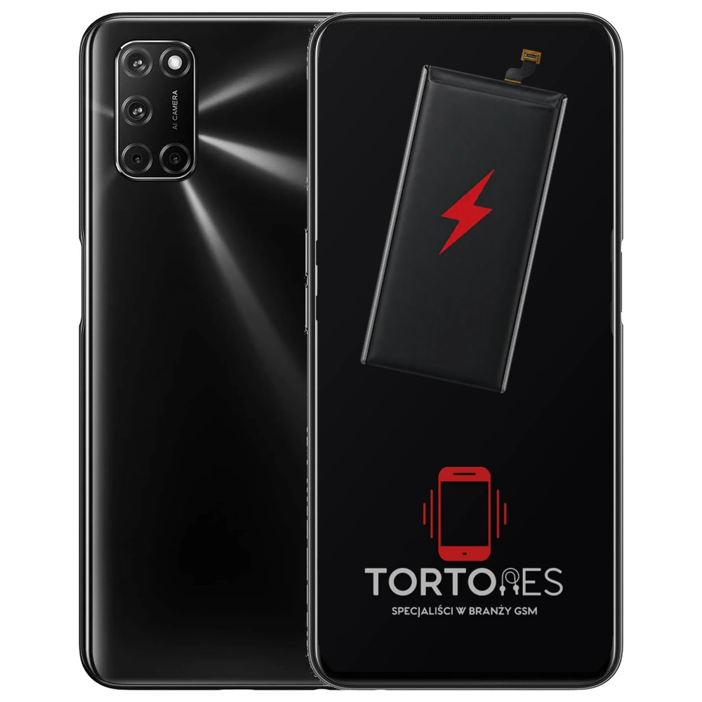 OPPO A52 z ilustracją baterii - wymiana baterii