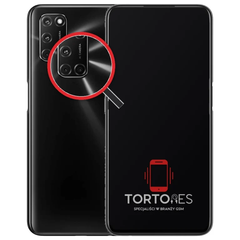 OPPO A52 z lupą na tylnych aparatach - wymiana tylnej kamery