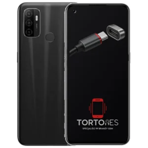 OPPO A53 (2020) z ilustracją złącza ładowania - naprawa złącza ładowania