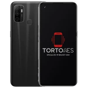 OPPO A53 (2020) - widok przodu i tyłu telefonu