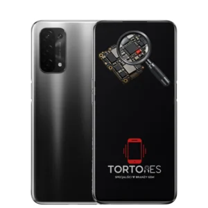 OPPO A54 5G z symbolem diagnostyki - diagnoza telefonu