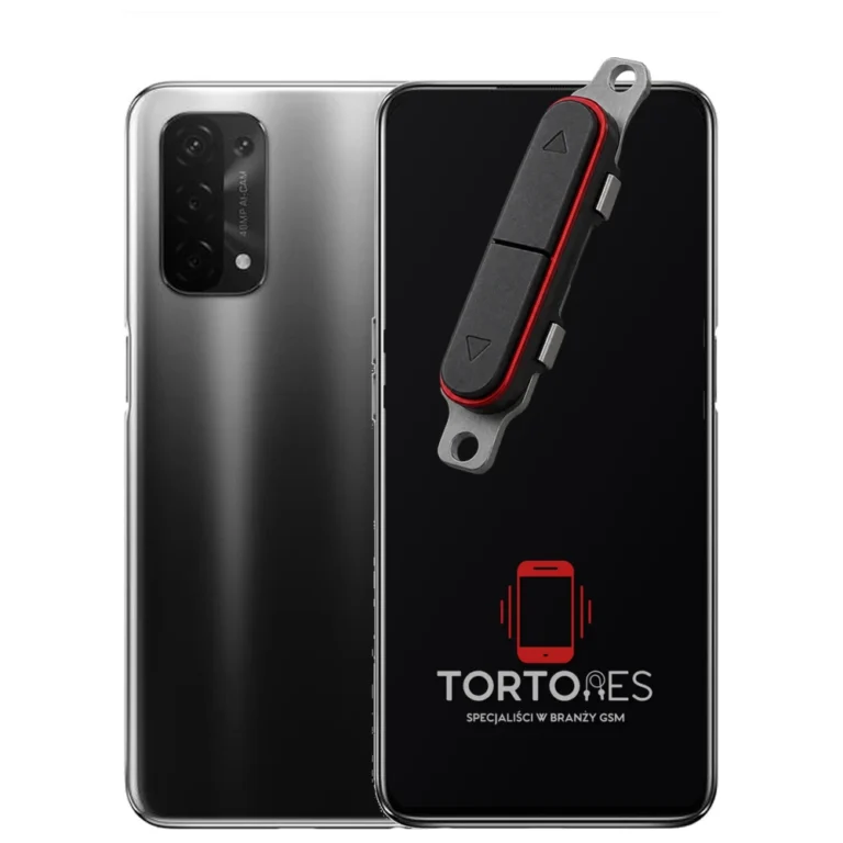 OPPO A54 5G z symbolem przycisków - naprawa przycisków włączania i głośności