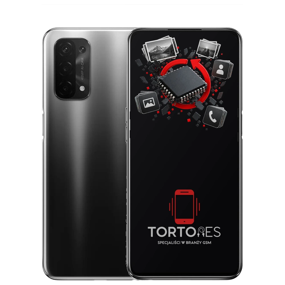OPPO A54 5G z ilustracją odzyskiwania danych - odzyskiwanie danych