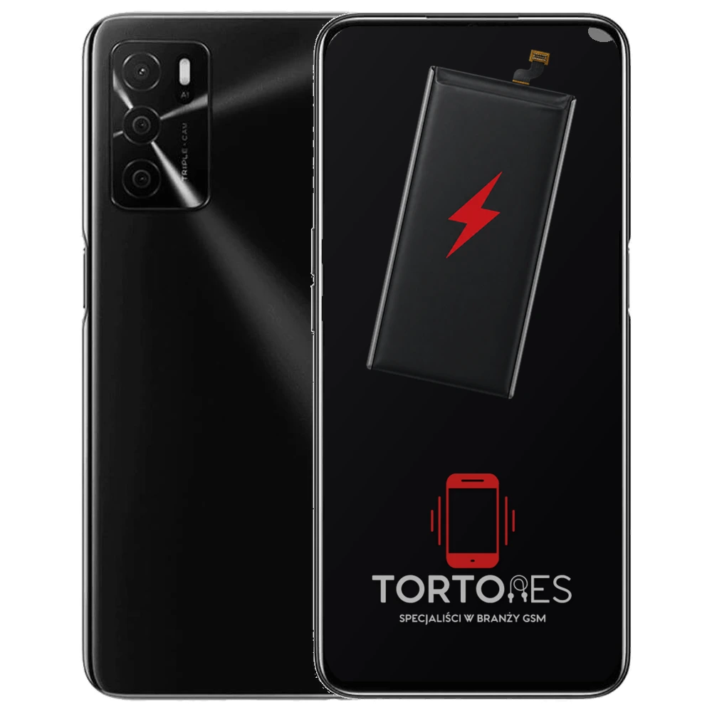 OPPO A54s z ilustracją baterii - wymiana baterii