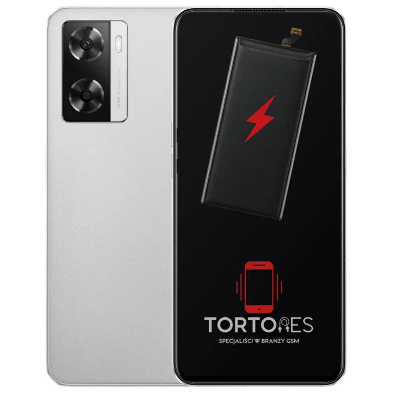 OPPO A57s z ilustracją baterii - wymiana baterii