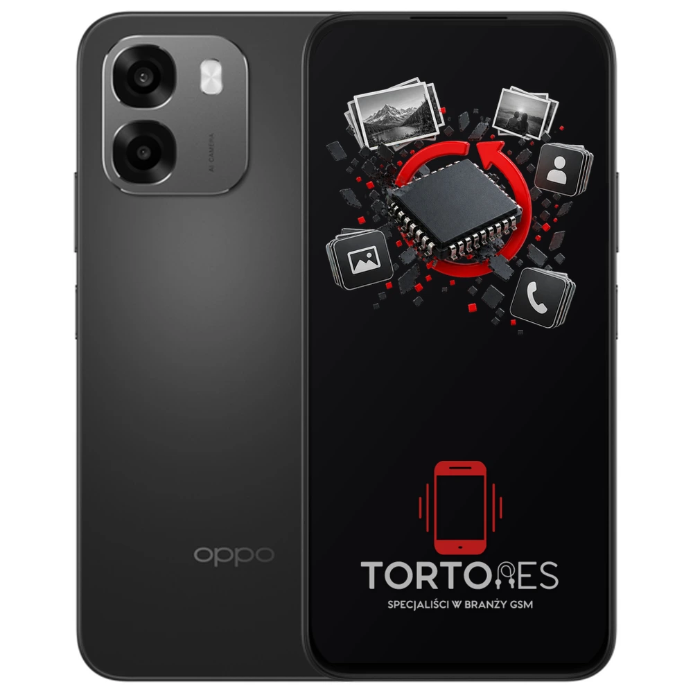 OPPO A6 LTE z ilustracją odzyskiwania danych - odzyskiwanie danych