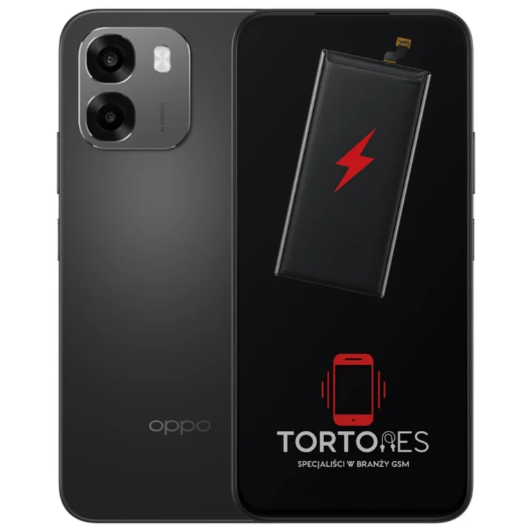 OPPO A6 LTE z ilustracją baterii - wymiana baterii