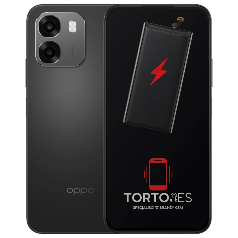 OPPO A6 LTE z ilustracją baterii - wymiana baterii