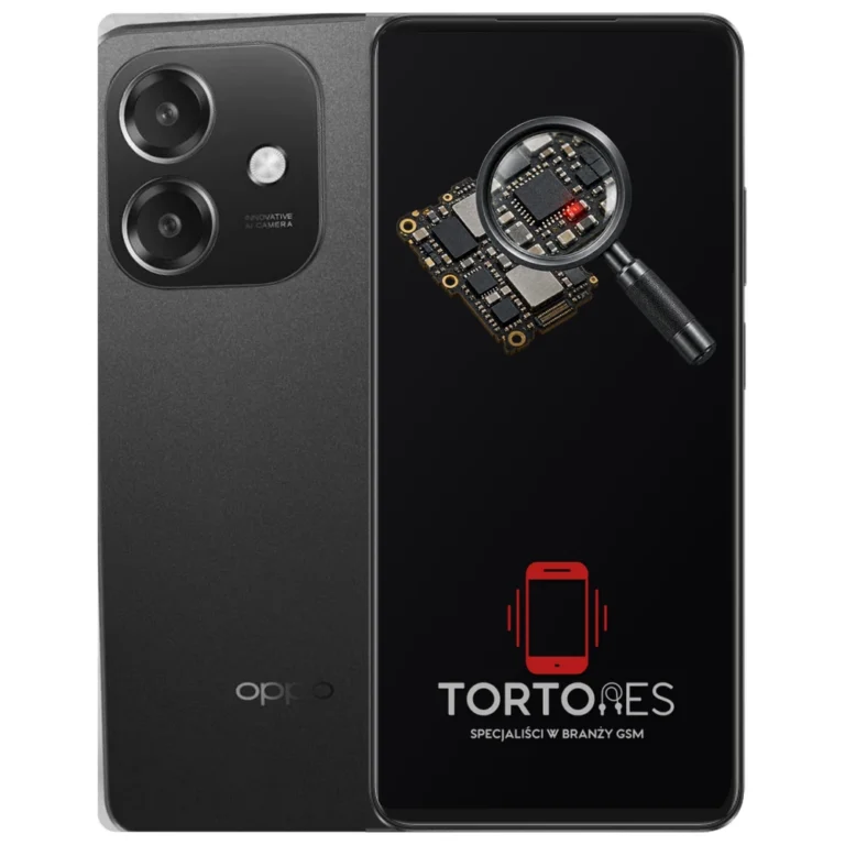 OPPO A60 5G z symbolem diagnostyki - diagnoza telefonu