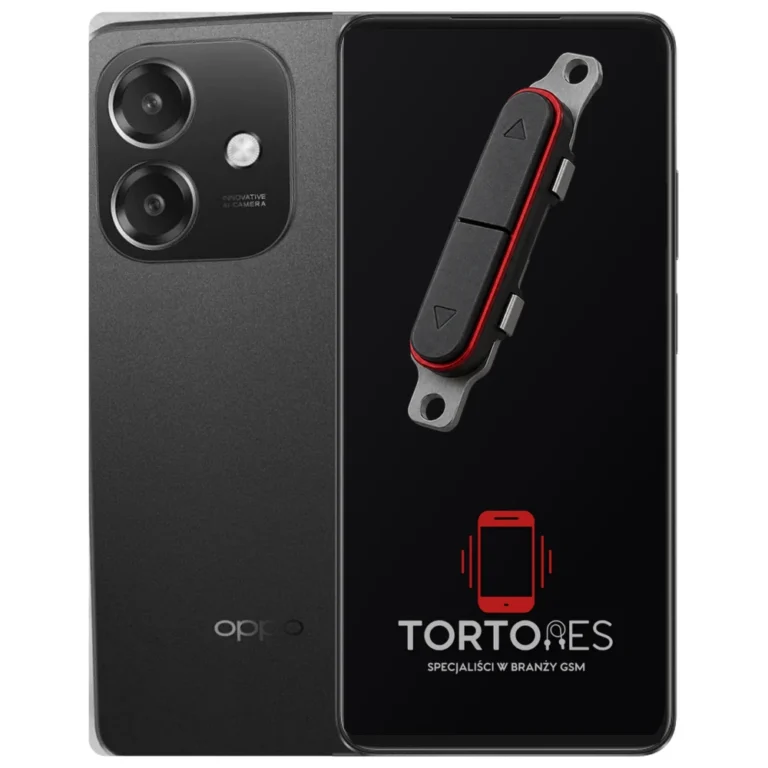 OPPO A60 5G z symbolem przycisków - naprawa przycisków włączania i głośności
