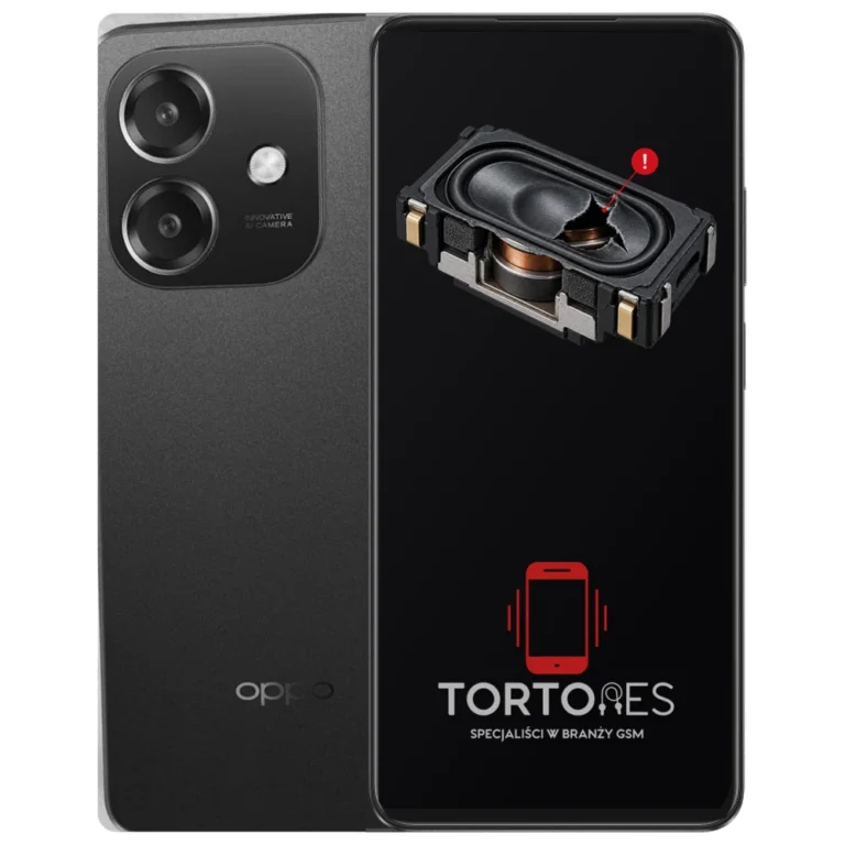 OPPO A60 5G z symbolem głośnika multimedialnego - wymiana głośnika multimedialnego