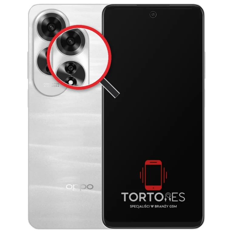 OPPO A60 LTE z lupą na tylnych aparatach - wymiana tylnej kamery