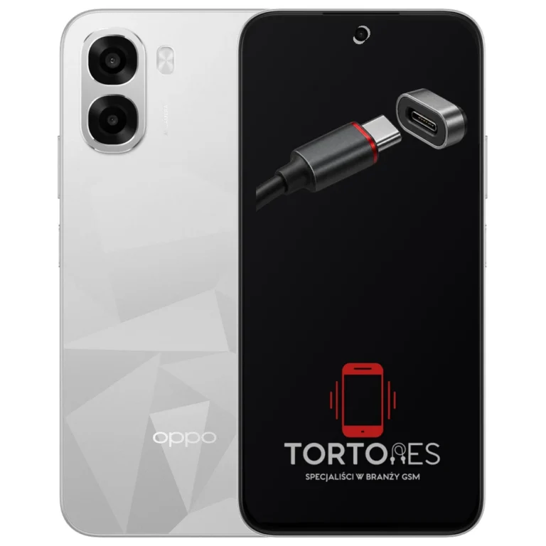OPPO A6k LTE z ilustracją złącza ładowania - naprawa złącza ładowania