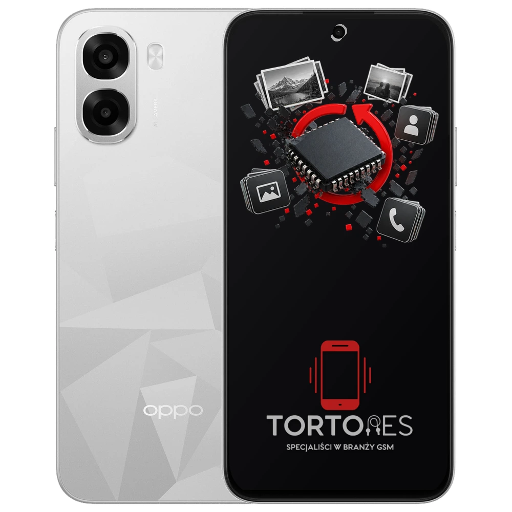 OPPO A6k LTE z ilustracją odzyskiwania danych - odzyskiwanie danych