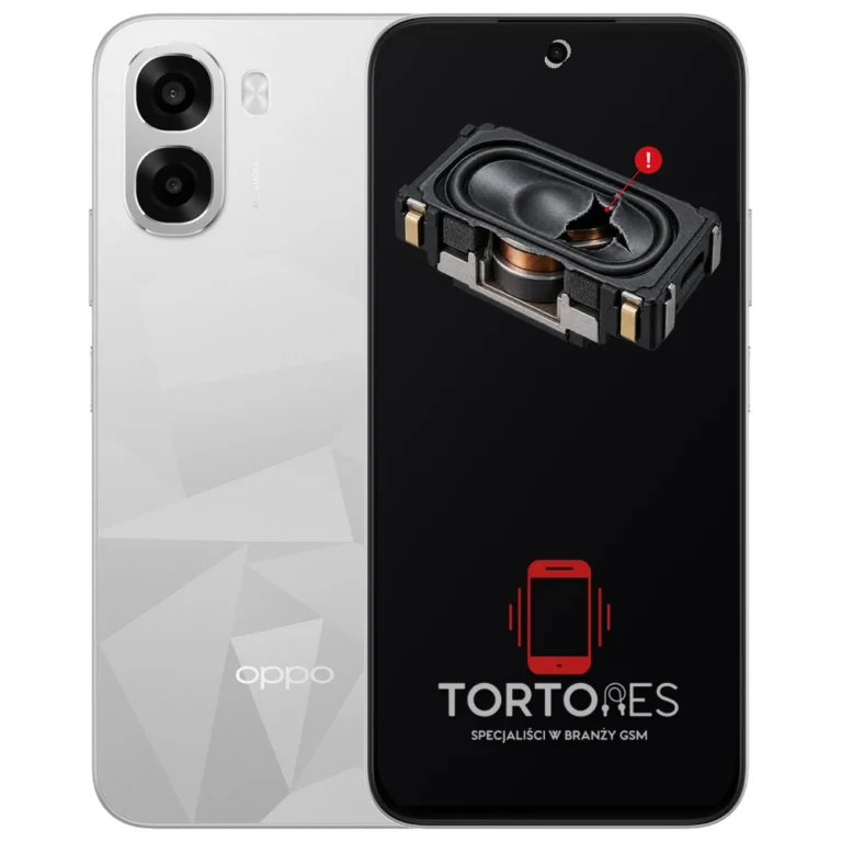 OPPO A6k LTE z symbolem głośnika multimedialnego - wymiana głośnika multimedialnego